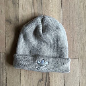 Adidas beanie in creamy grey